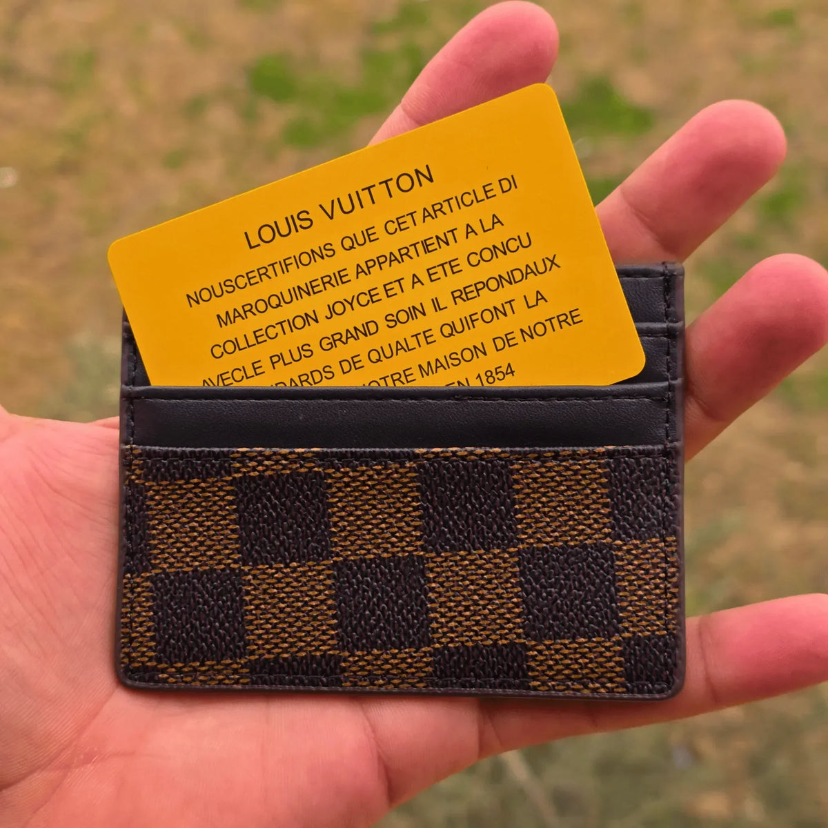 حامل بطاقات لويس فيتون