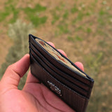 حامل بطاقه لاكوست أسود